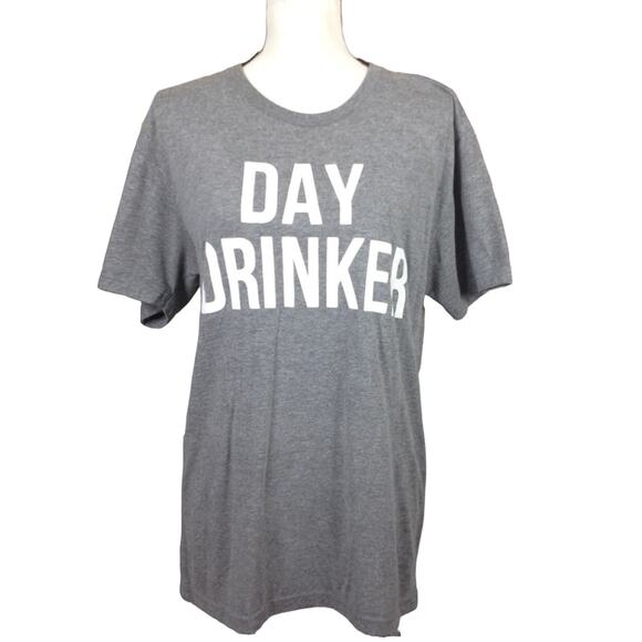 Next Level Day Drinker T-shirt Grey M - Picture 1 of 5